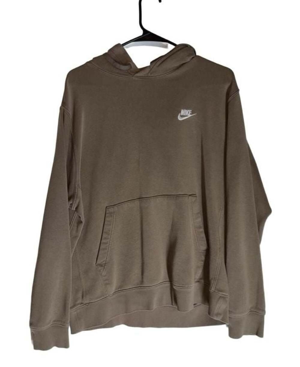 Nike Vintage Style Brown Hoodie Sweatshirt Size M